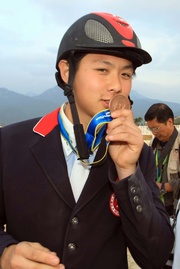 Kenneth Cheng puts the team on the way to success by finishing with two clear rounds at the top-class equestrian venues designed and built by the Club in Conghua.  