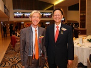 Hong Kong Jockey Club Steward Philip N L Chen (right) and Hong Kong Academy for Performing Arts Director Professor Kevin Thompson.