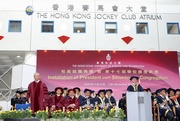 Photo 1 & Photo 2:  Hong Kong Jockey Club Chairman John Chan is conferred with an Honorary Doctorate in Social Science by the Hong Kong University of Science and Technology.