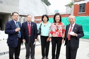 Club Chairman Dr John C C Chan; Dr Rosanna Wong and other guests.