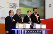 Club Chief Executive Officer Winfried Engelbrecht-Bresges (2nd from right) performs the launch ceremony of 
