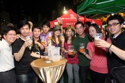 The Beer Garden at Happy Valley Racecourse is a favourite spot for local young professionals.