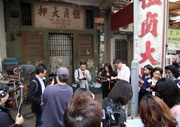 Photos 5/6/7/8/9: The Club!|s Executive Director, Charities, Douglas So and other guests get to know more about the old stores and community development of Sham Shui Po through the iTour.

