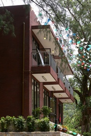 Photos 1/2/3: After redevelopment of the Caritas Jockey Club Siu Tong Camp, a number of green measures have been adopted including green balconies on each dormitory, solar energy devices for water heating, solar landscape lighting.